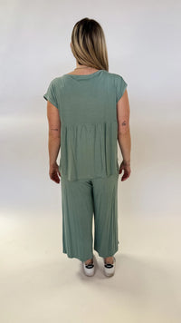 PJ Tee/Capri Opal-Yala-Cloud Nine Pajamas