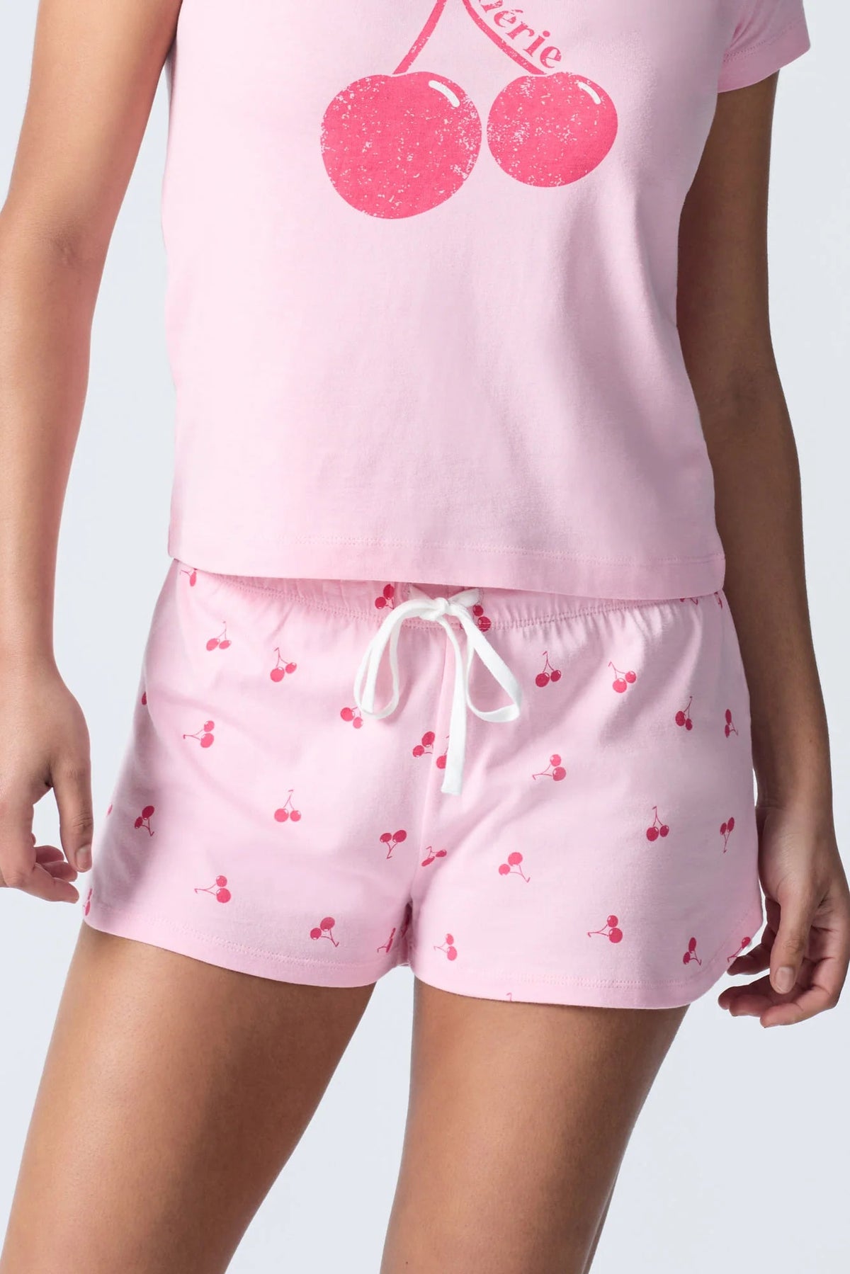 PJ Tee/Short Soft & Shortee Pink Cloud-PJ Set-PJ Salvage-Cloud Nine Pajamas