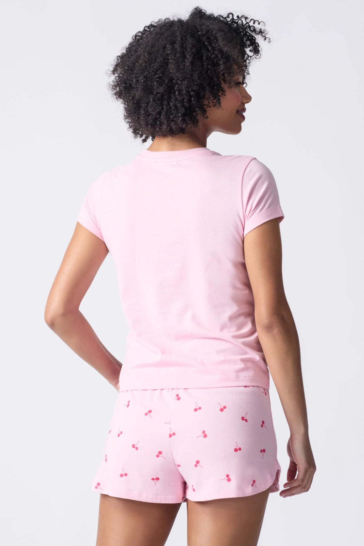 PJ Tee/Short Soft & Shortee Pink Cloud-PJ Set-PJ Salvage-Cloud Nine Pajamas