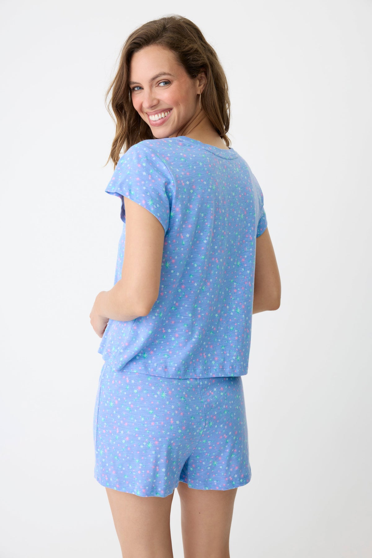 PJ Tee/Short Star Gazer Denim-PJ Set-PJ Salvage-Cloud Nine Pajamas