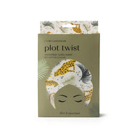 Plot Twist Turbo Towel-LEMON LAVENDER-Cloud Nine Pajamas