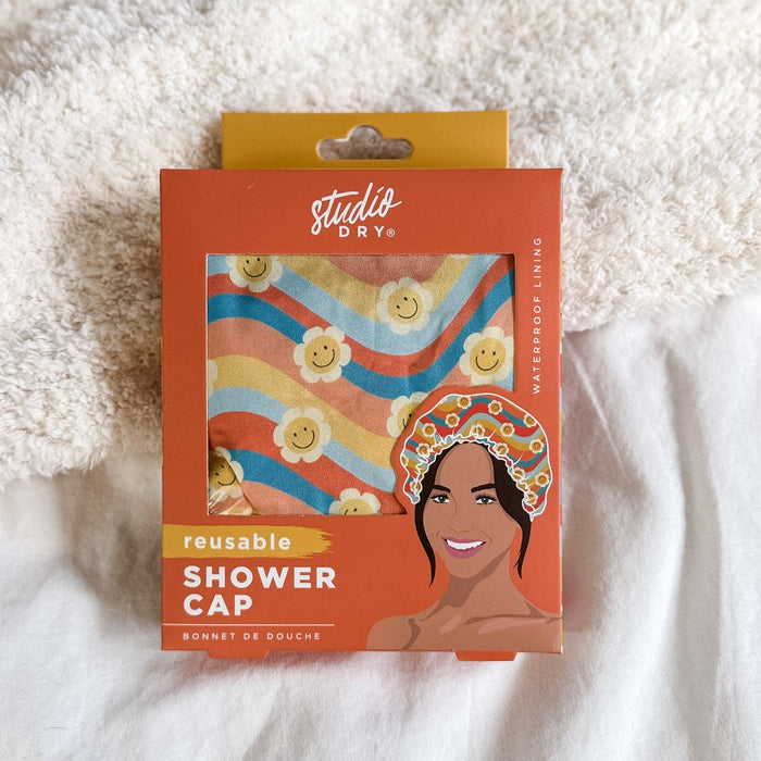 Printed Reusable Shower Cap-Danielle Beauty-Cloud Nine Pajamas