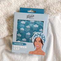 Printed Reusable Shower Cap-Danielle Beauty-Cloud Nine Pajamas