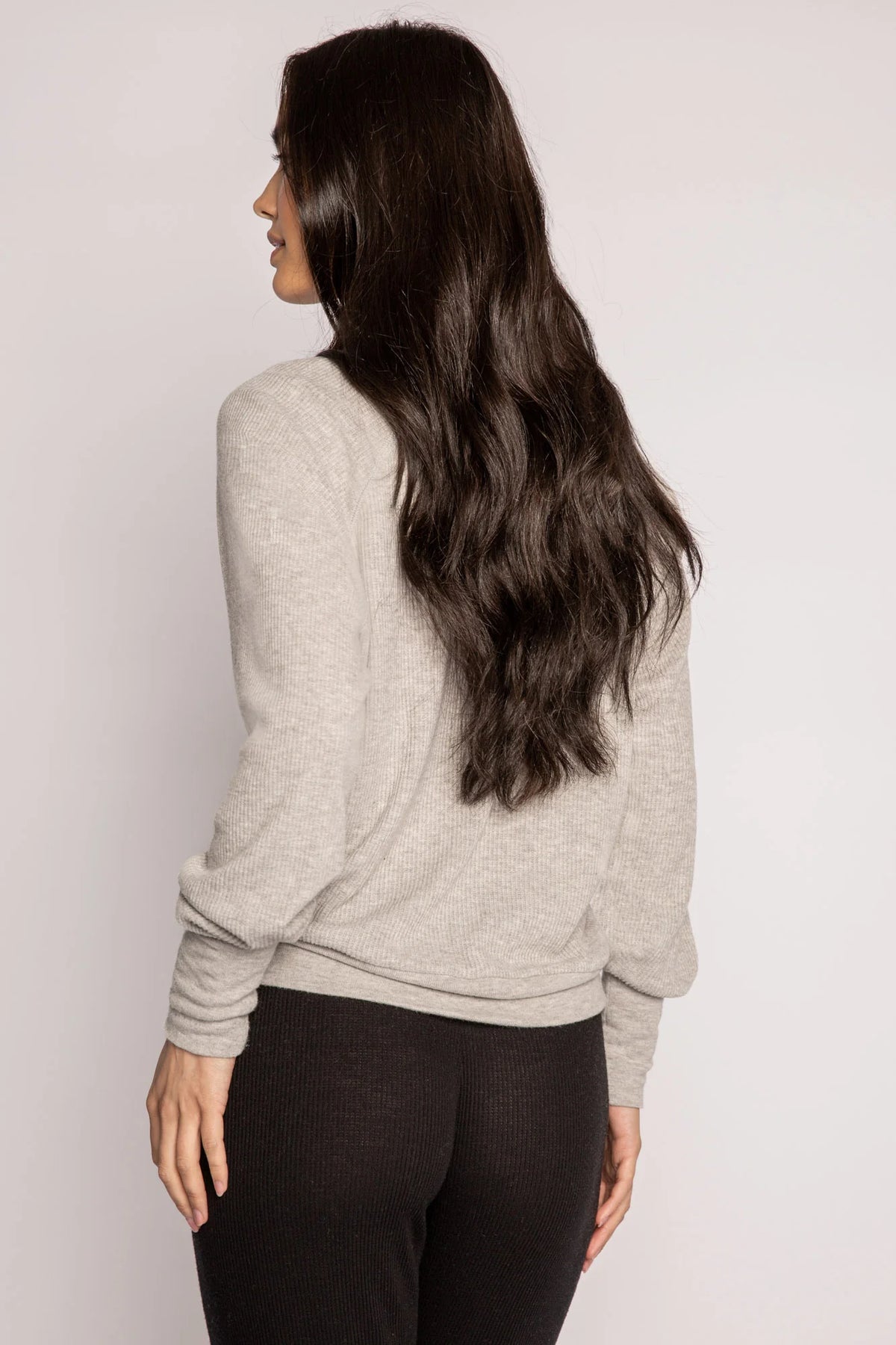 Top Long Sleeve Textured Essential