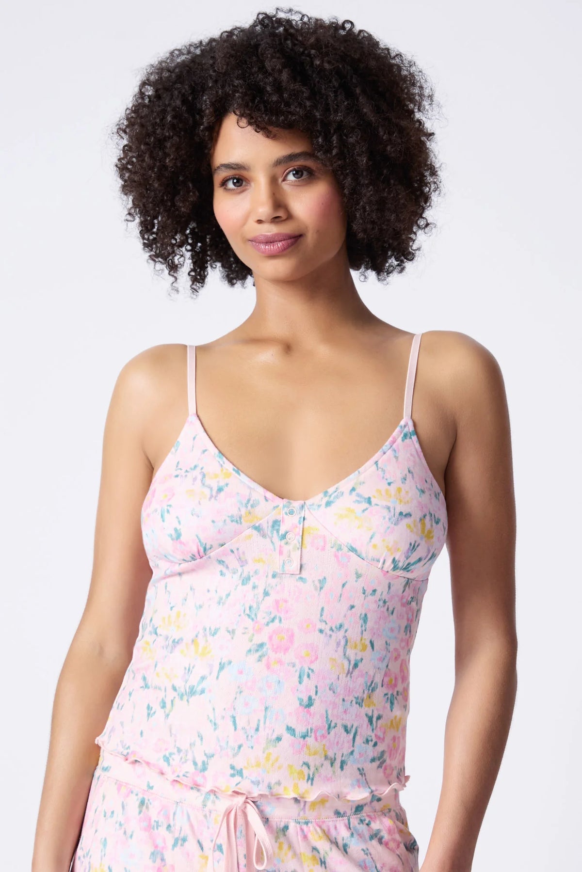 PJ Cami & Pant Floral Fields Blush