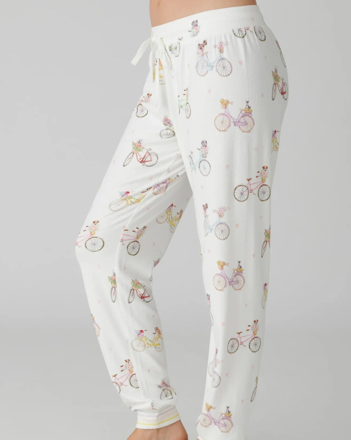 PJ Top/Jogger Set Floral Market Puppies