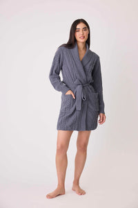 Robe Cable Crew Lounge-Robes-PJ Salvage-Cloud Nine Pajamas