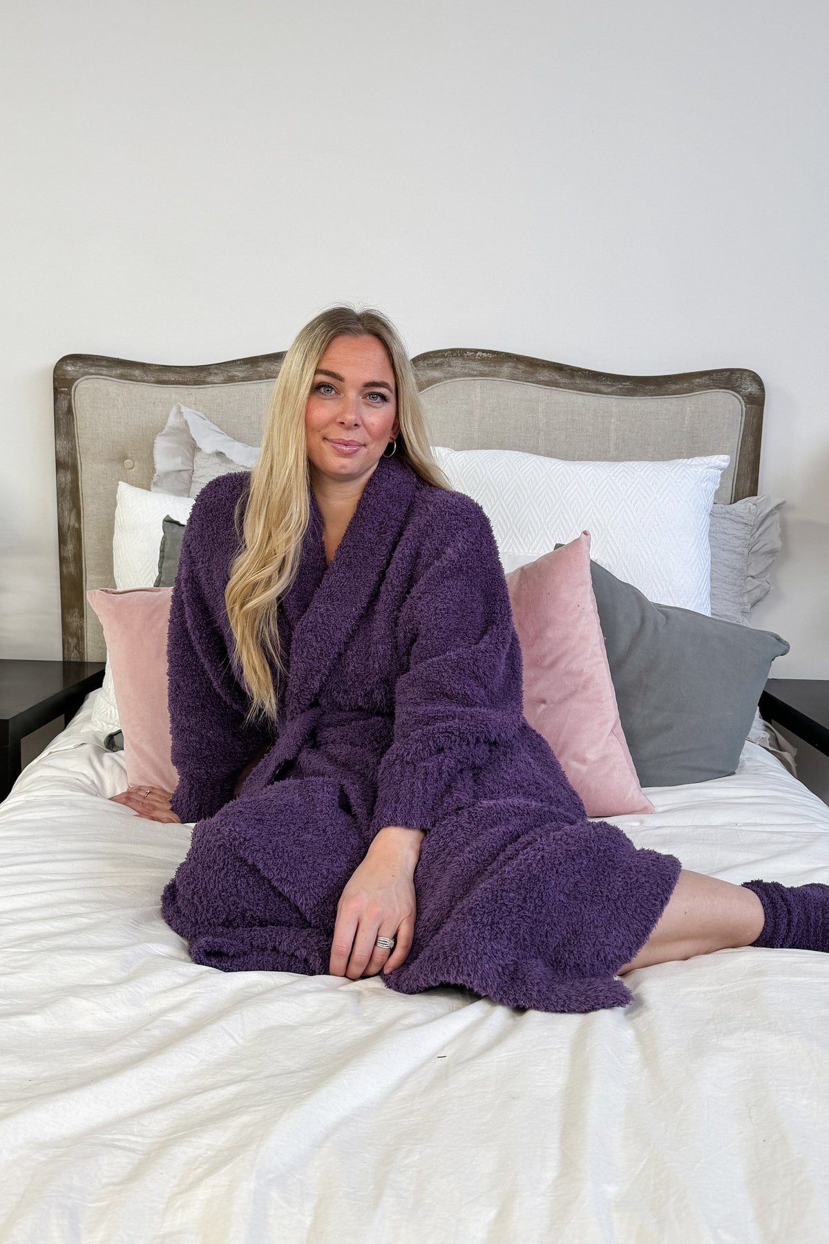 lounge by jan marie cozy cloud spa robe blackberry