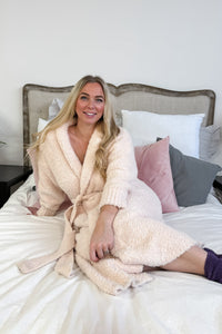 lounge by jan marie cloud spa robe pink quartz