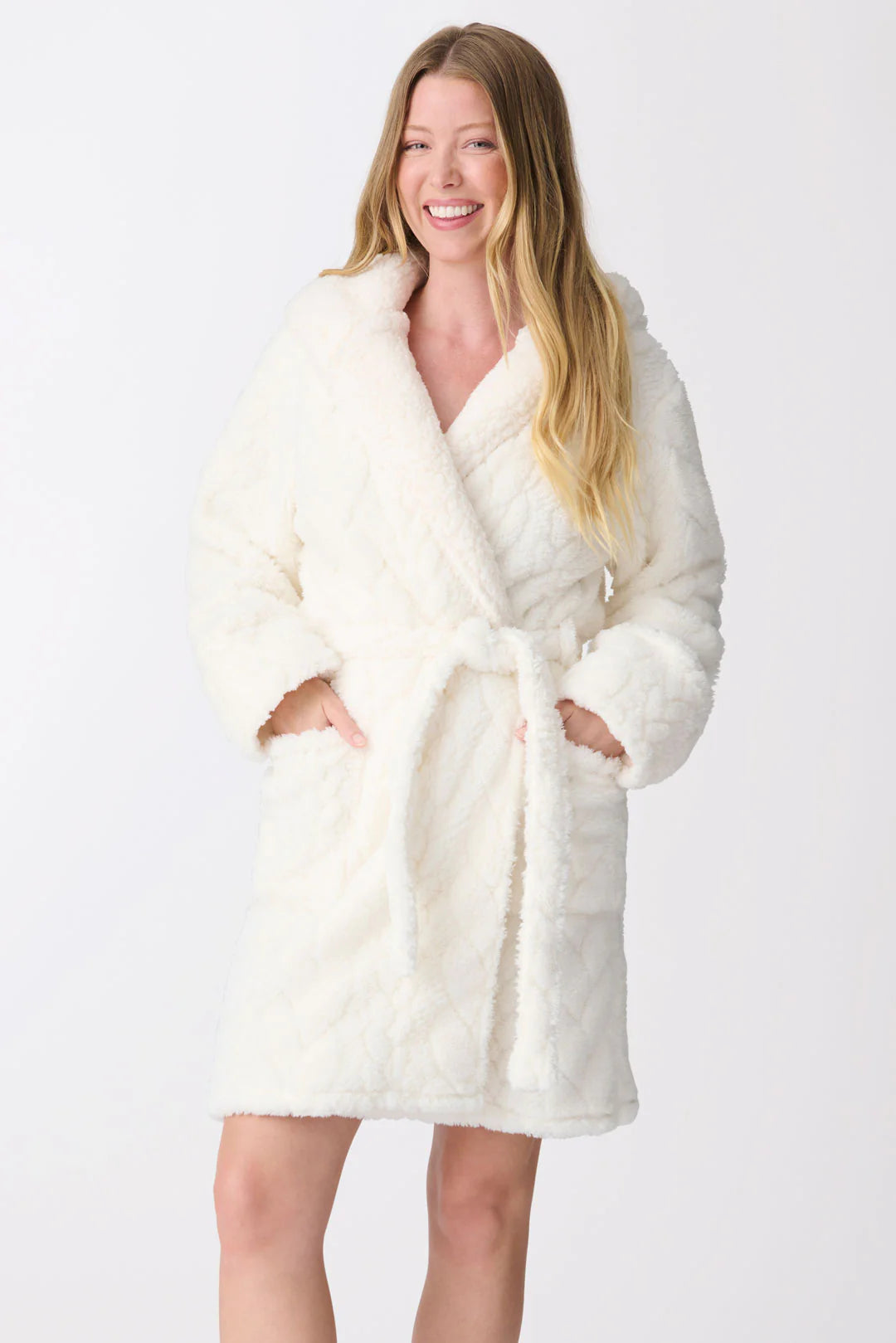 Robe Lets Get Cozy-Robes-PJ Salvage-IVORY-XS-Cloud Nine Pajamas