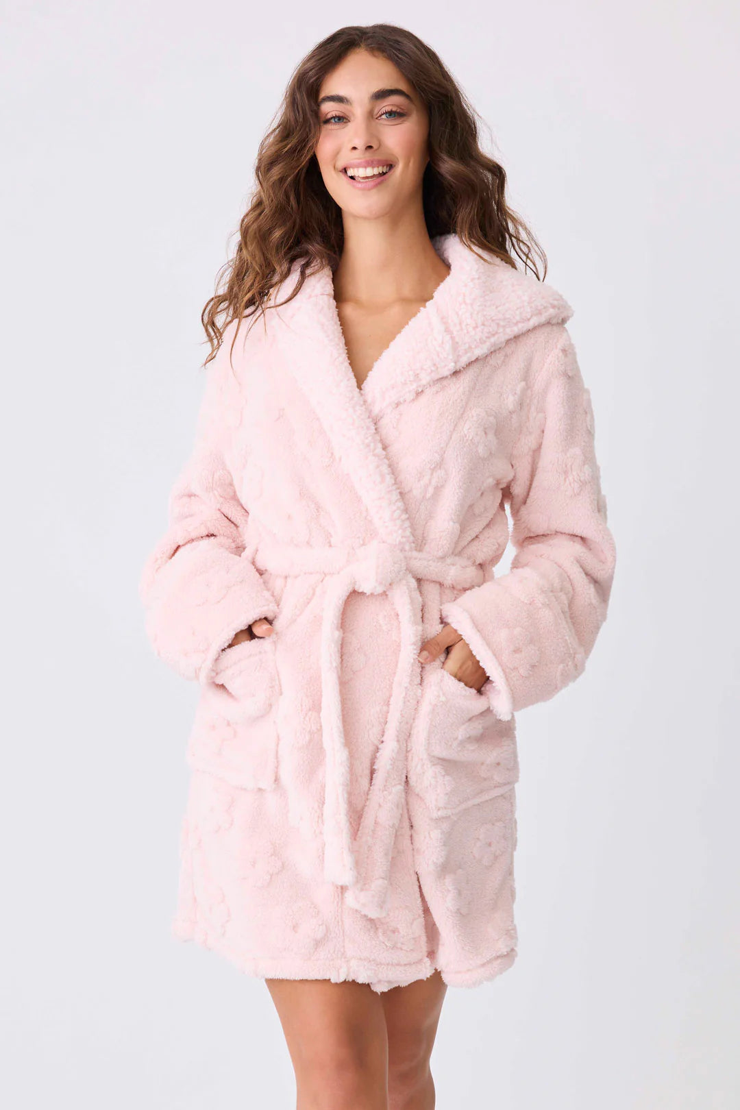 Robe Lets Get Cozy-Robes-PJ Salvage-PINK-XS-Cloud Nine Pajamas