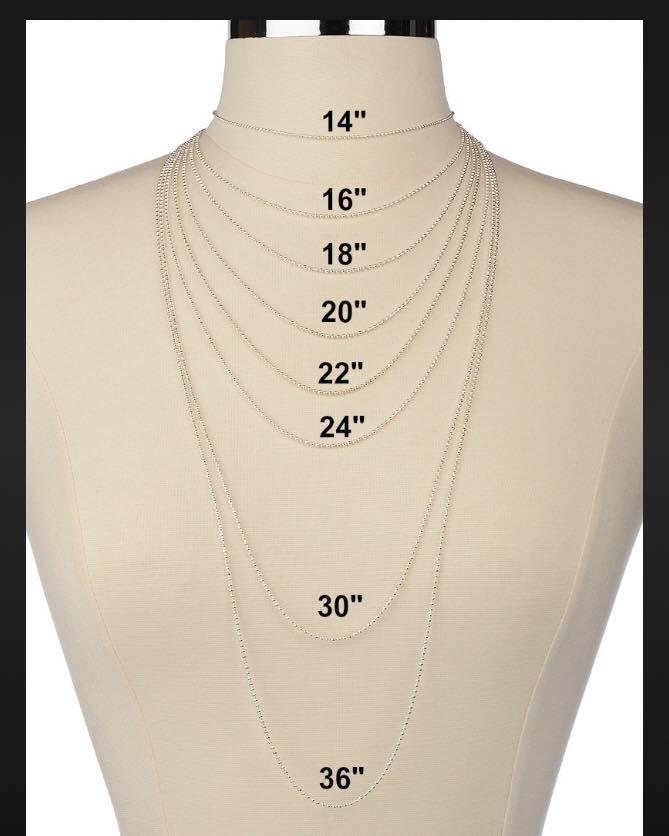 Oval Texture Chain Necklace