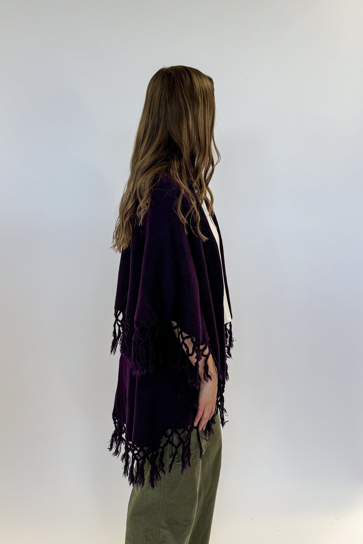 versatile shawl vest fall with tassels