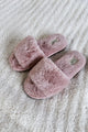 Slipper Slides Faux Fur-CLOUD NINE Accessories-Cloud Nine Pajamas