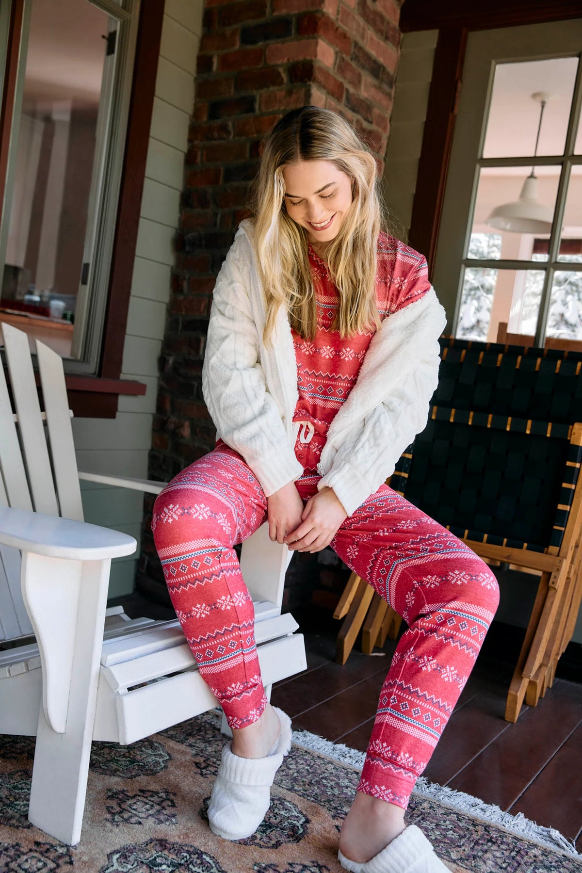 PJ Top/Jogger Snowflake Kisses PJ SALVAGE 