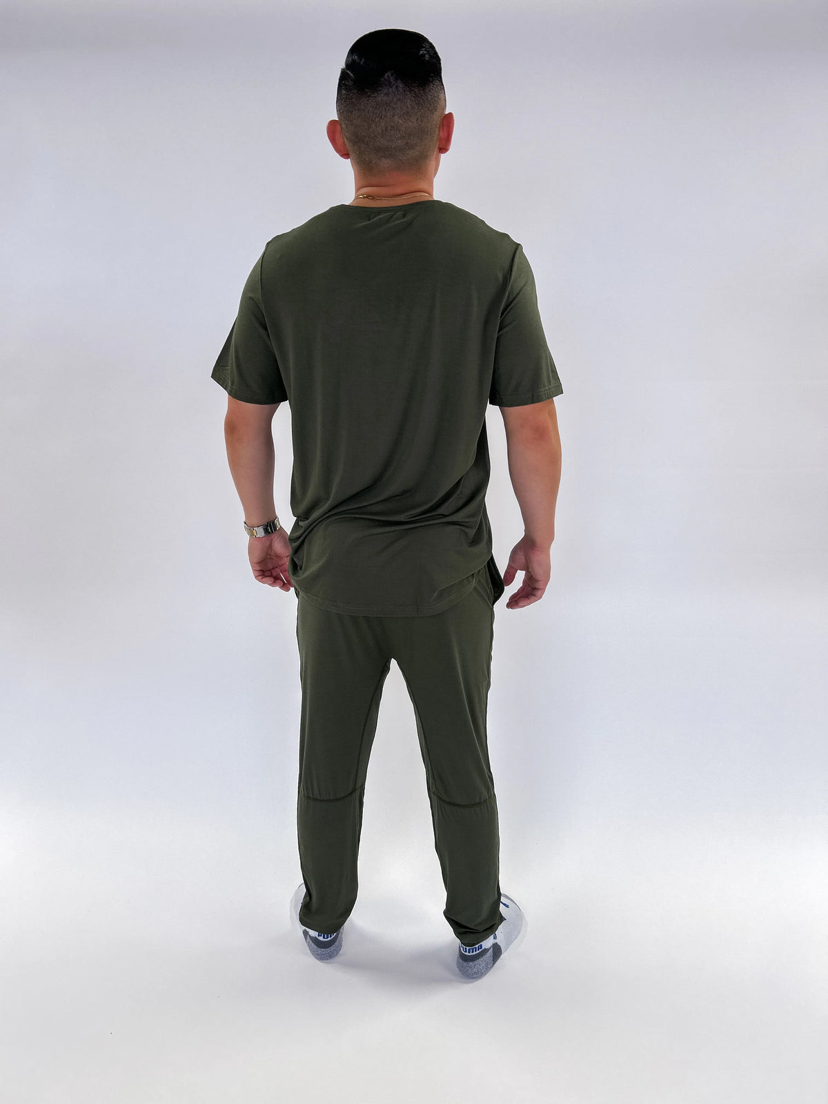 Unisex Jogger Bamboo | Olive Forest