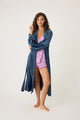 Robe Long Velvet-Robes-PJ Salvage-NAVY-XS-Cloud Nine Pajamas