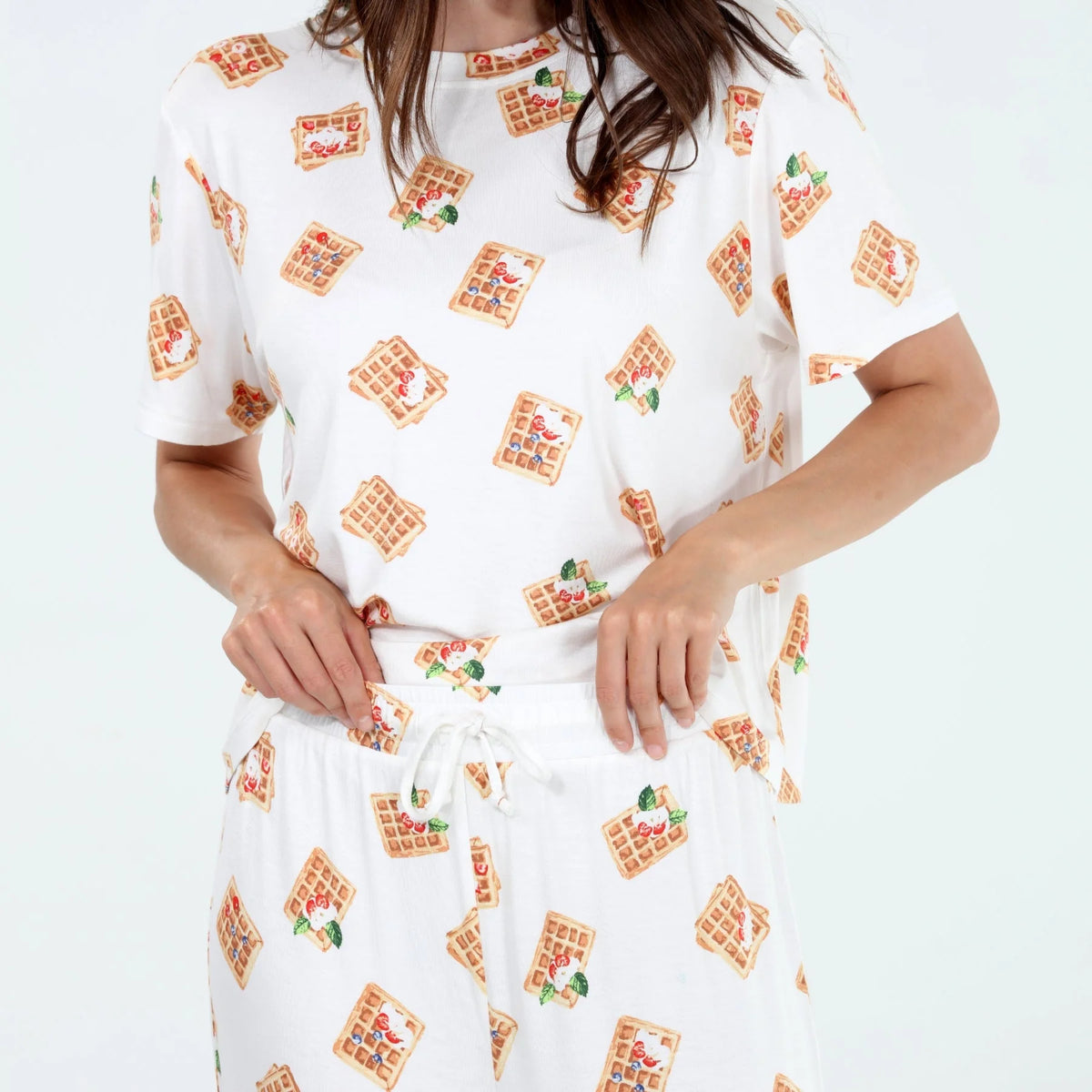 honeydew pajamas waffle print pj set