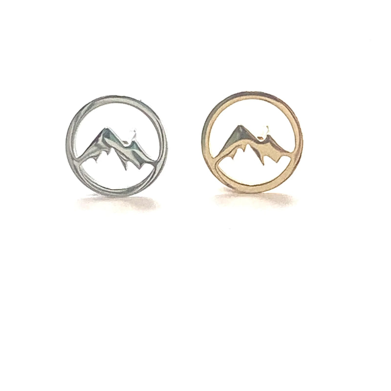 Circle Mountain Earrings