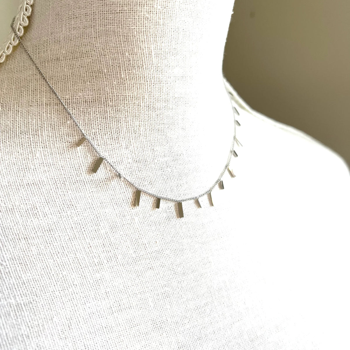 Dainty Square Necklace