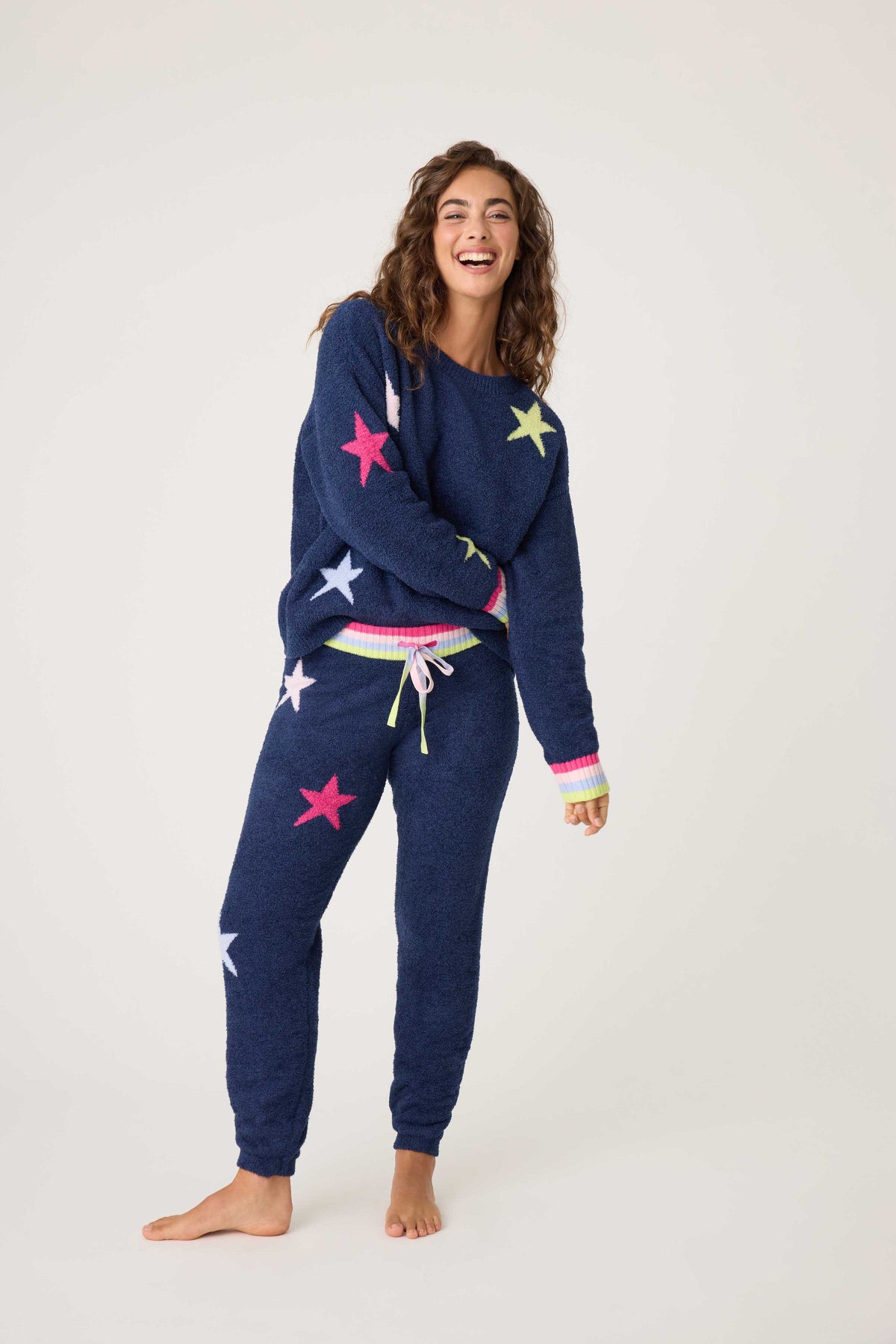 marshmallow party navy stars pj salvage