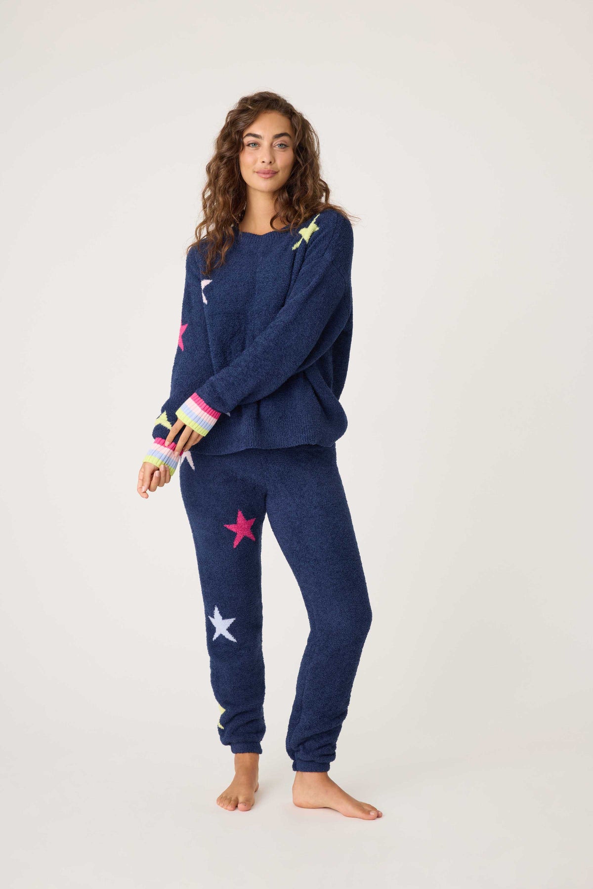 marshmallow party navy stars pj salvage