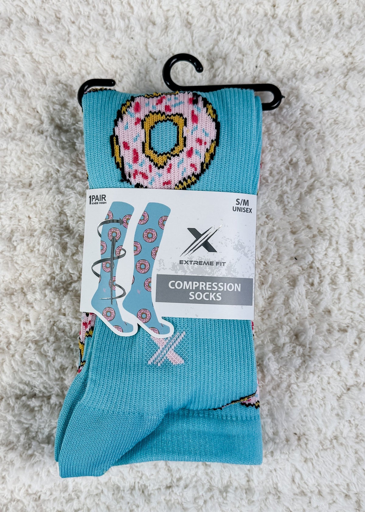 printed fun compression socks