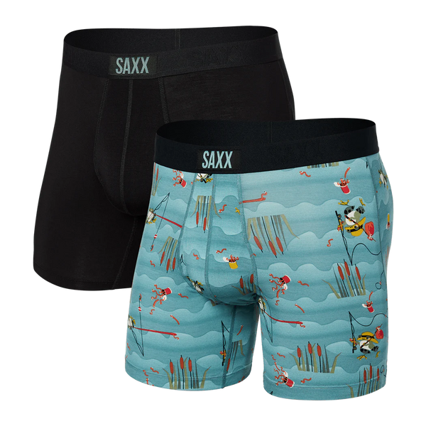 Saxx Men's Underwear Booty Shorts For Men Brand Boxers Print