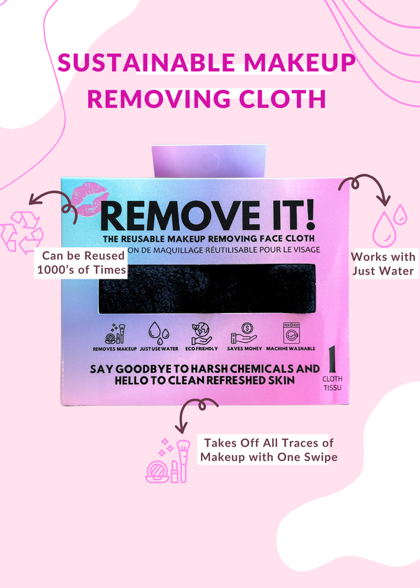 Remove It Make Up Cloth Single Black