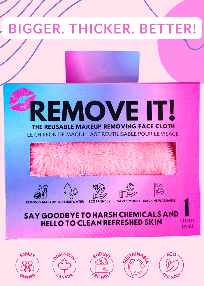 Remove It Make Up Cloth Single Pink