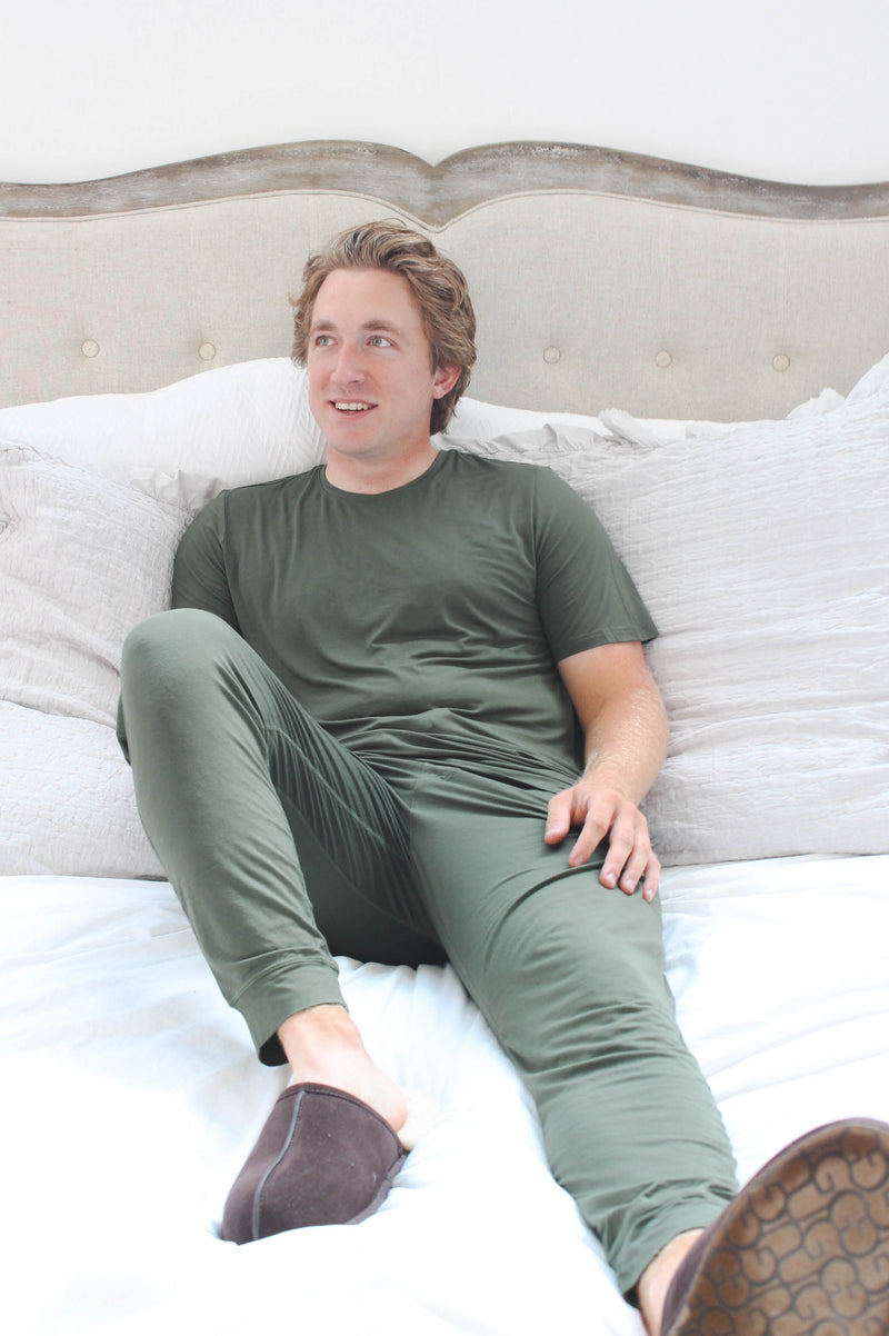 Unisex Jogger Bamboo | Olive Forest