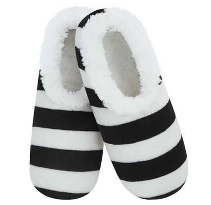 300 Pieces Fuzzy NoN-Slip Stripe Design Long Socks - Womens Slipper Sock -  at 